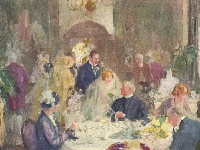 Framed Print : Wedding Breakfast Framed Print : Wedding Breakfast