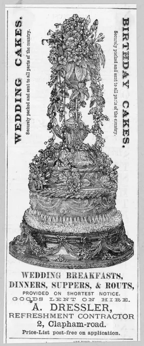 Framed Print : Wedding Cake  /  1885