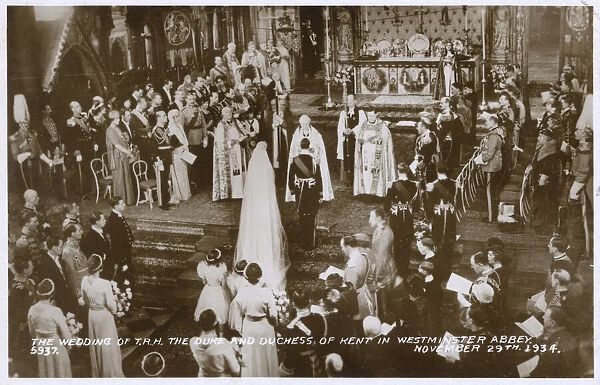 Wedding of the Duke of Kent and Princess Marina of Greece