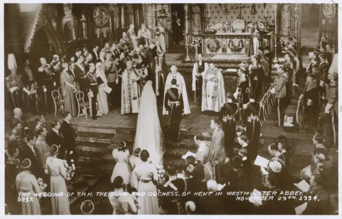 Framed Print : Wedding of the Duke of Kent and Princess Marina of Greece Framed Print : Wedding of the Duke of Kent and Princess Marina of Greece