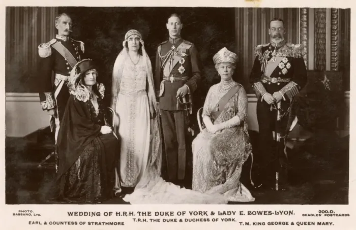 Framed Print : Wedding of The Duke of York and Elizabeth Bowes-Lyon Framed Print : Wedding of The Duke of York and Elizabeth Bowes-Lyon