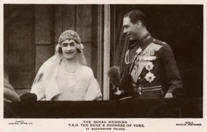 Framed Print : Wedding of The Duke of York and Elizabeth Bowes-Lyon Framed Print : Wedding of The Duke of York and Elizabeth Bowes-Lyon