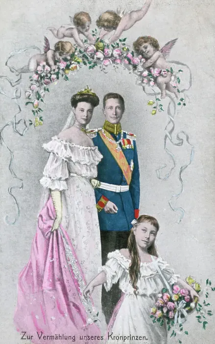 Framed Print : The Wedding of the German Crown Prince Wilhelm Framed Print : The Wedding of the German Crown Prince Wilhelm