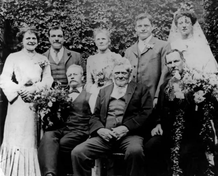 Framed Print : Wedding Group Framed Print : Wedding Group
