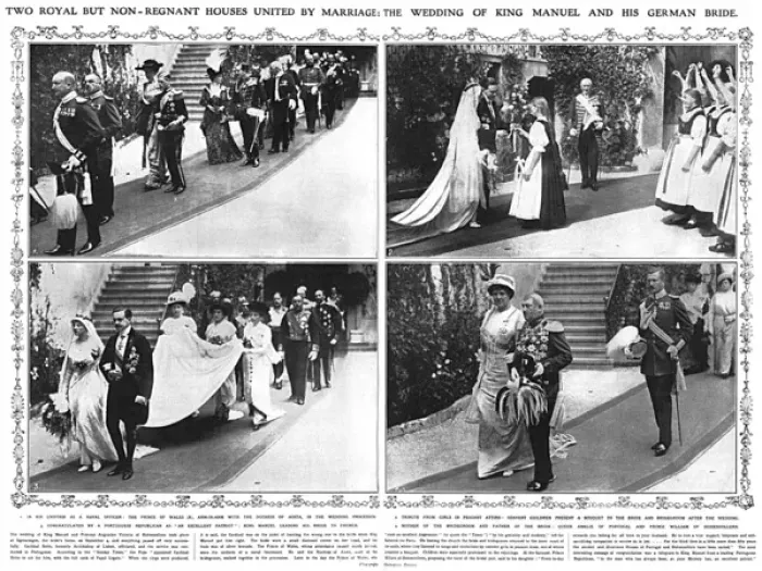 Framed Print : Wedding of King Manuel of Portugal Framed Print : Wedding of King Manuel of Portugal
