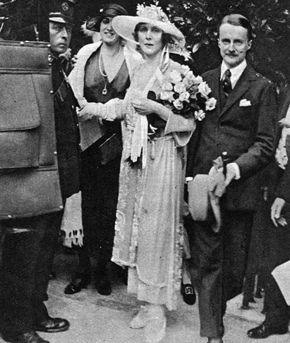 Framed Print : Wedding of Lady Diana Manner and Duff Cooper Framed Print : Wedding of Lady Diana Manner and Duff Cooper
