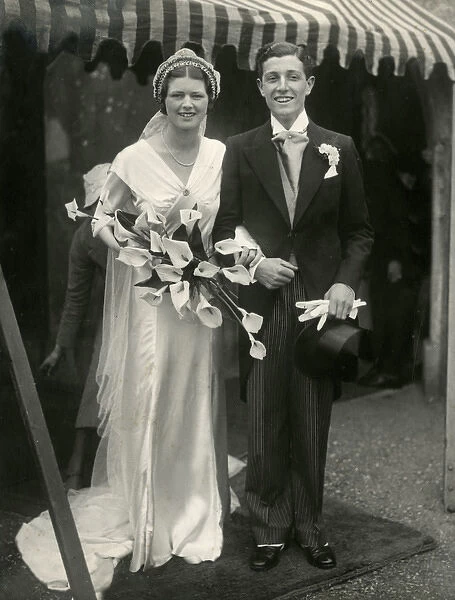 Wedding of Pamela Tabor to John Daniell, 1933 (Print #14248729)