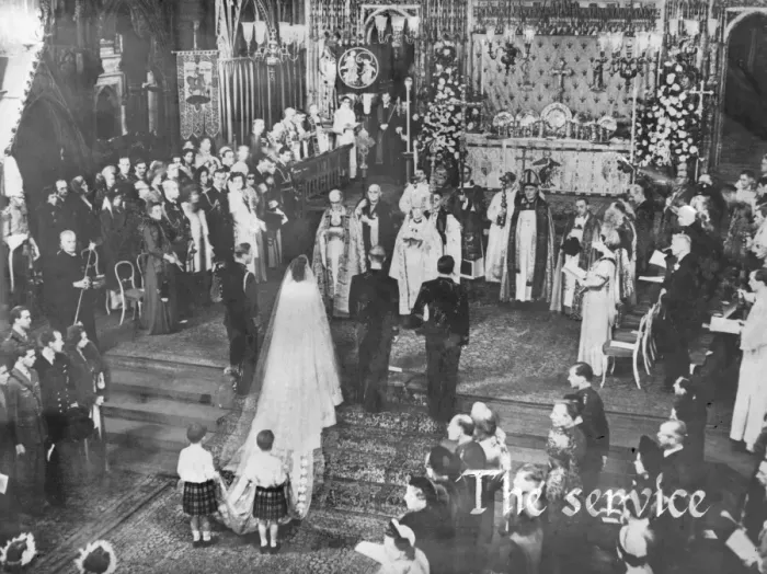 Framed Print : Wedding of Princess Elizabeth and Prince Philip Framed Print : Wedding of Princess Elizabeth and Prince Philip