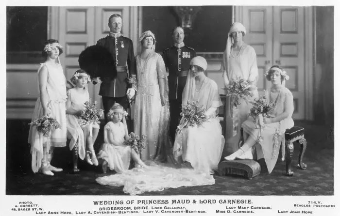 Framed Print : The Wedding of Princess Maud and Lord Carnegie Framed Print : The Wedding of Princess Maud and Lord Carnegie