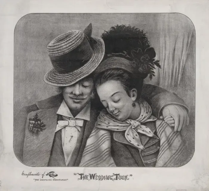 Framed Print : The wedding tour