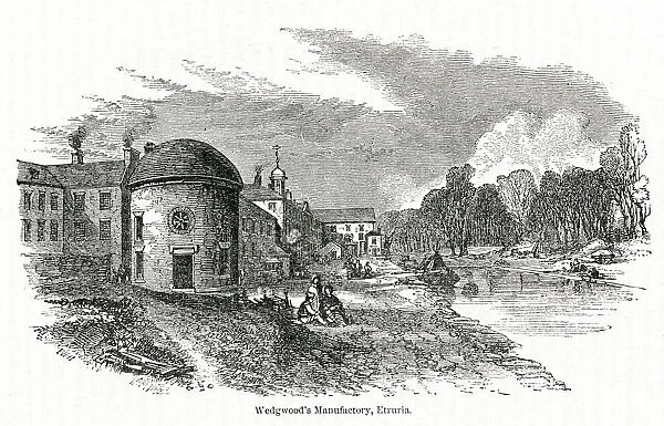 Wedgwoods manufactory in Etruria 1857