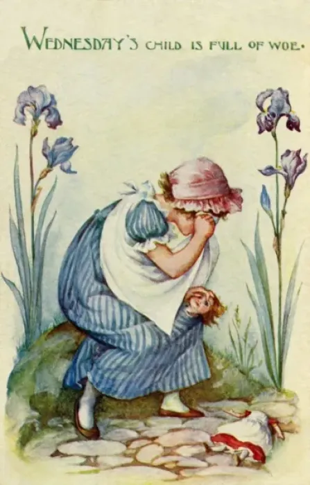 Framed Print : Wednesdays Child by May Bowley Framed Print : Wednesdays Child by May Bowley