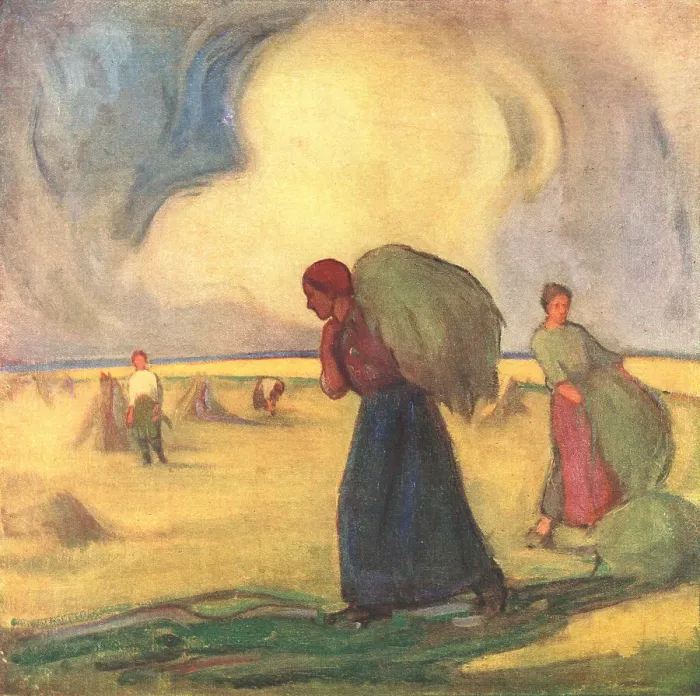 Framed Print : The Weed Gatherers Framed Print : The Weed Gatherers