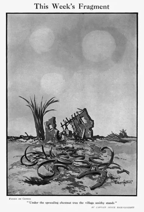 Framed Print : This Weeks Fragment by Bruce Bairnsfather Framed Print : This Weeks Fragment by Bruce Bairnsfather