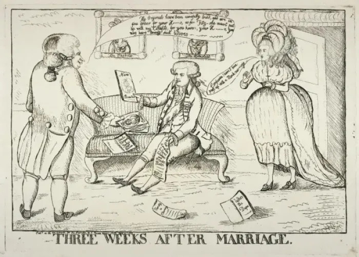 Framed Print : Three weeks after marriage Framed Print : Three weeks after marriage