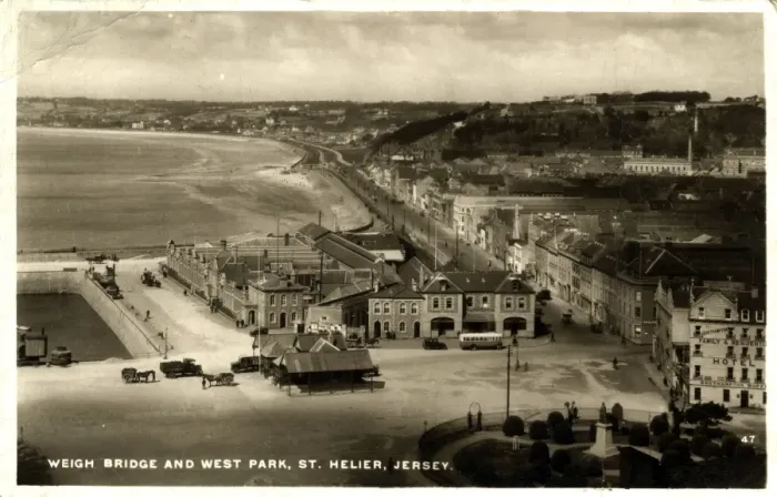 Framed Print : Weigh Bridge & West Park, St Helier, Channel Islands Framed Print : Weigh Bridge & West Park, St Helier, Channel Islands