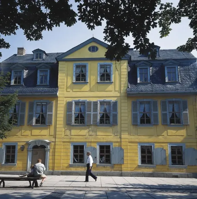 Framed Print : Weimar. House / Museum. Friedrich von Schiller Framed Print : Weimar. House / Museum. Friedrich von Schiller