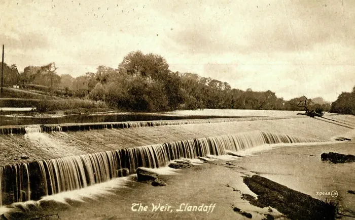 Framed Print : The Weir, Llandaff, Wales Framed Print : The Weir, Llandaff, Wales
