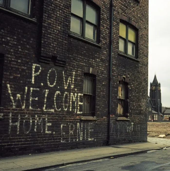 Framed Print : Welcome Home. Middlesbrough 1970s Framed Print : Welcome Home. Middlesbrough 1970s