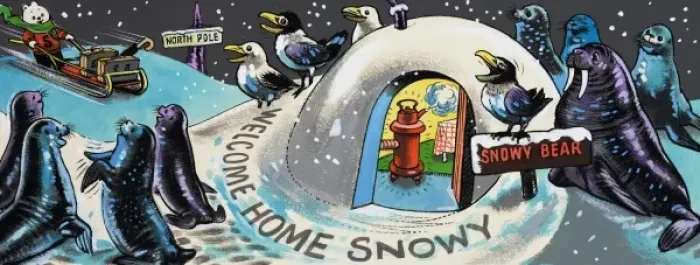 Framed Print : Welcome Home Snowy Framed Print : Welcome Home Snowy