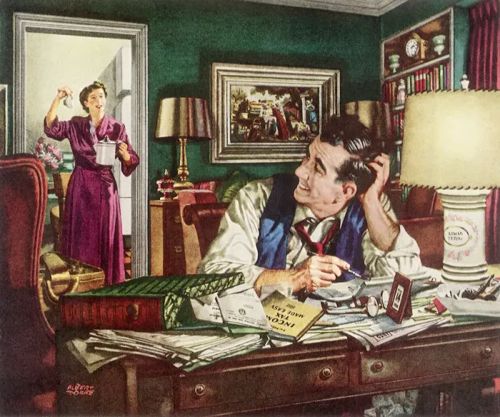 Framed Print : Welcome Tax Break Date: 1950 Framed Print : Welcome Tax Break Date: 1950
