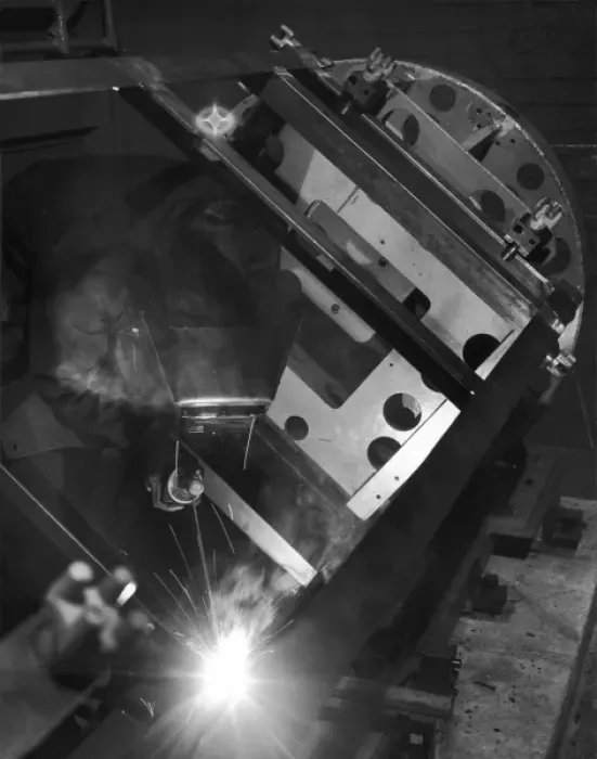 Framed Print : Welder using an Oxyacetylene Torch Framed Print : Welder using an Oxyacetylene Torch