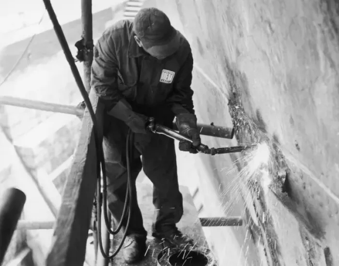 Framed Print : Welder at Work Framed Print : Welder at Work