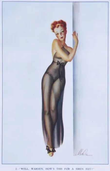 Framed Print : Well, Warden, Hows this for a siren suit? by Merlin Enabnit Framed Print : Well, Warden, Hows this for a siren suit? by Merlin Enabnit