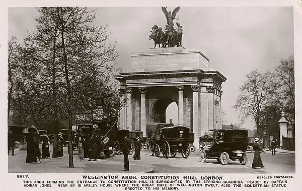 Wellington Arch, Constitution Hill, Hyde Park Corner, London