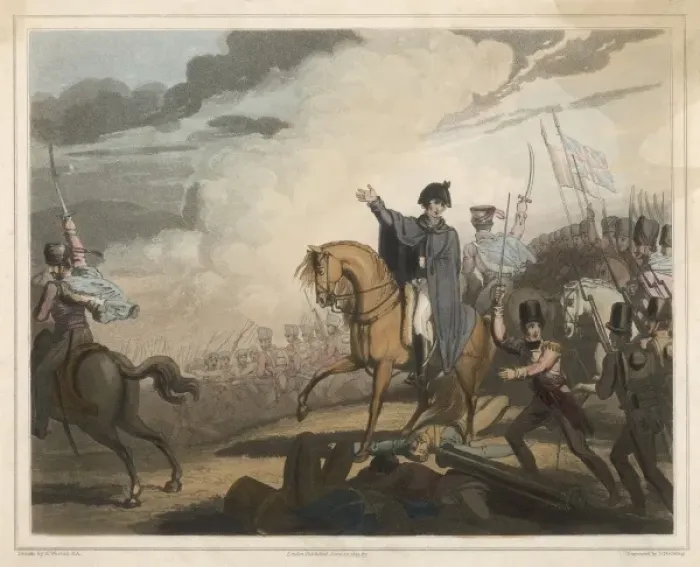 Framed Print : Wellington at Waterloo Framed Print : Wellington at Waterloo