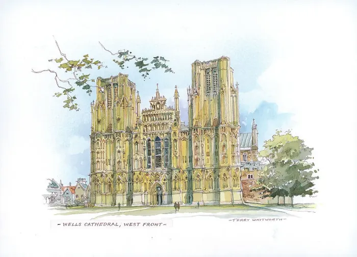 Framed Print : Wells Cathedral, West Front Framed Print : Wells Cathedral, West Front