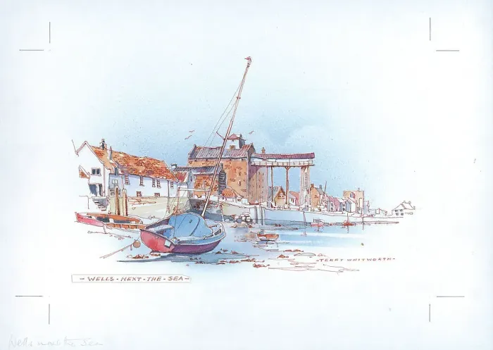 Framed Print : Wells-next-the Sea Framed Print : Wells-next-the Sea