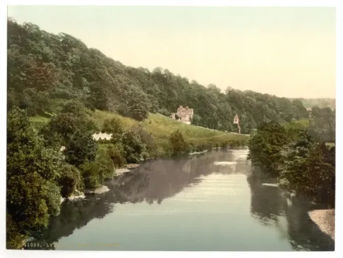 Framed Print : Welsh Bicknor, Lydbrook (lower), England Framed Print : Welsh Bicknor, Lydbrook (lower), England