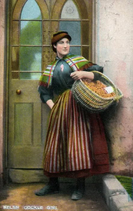 Framed Print : Welsh Cockle Girl Framed Print : Welsh Cockle Girl