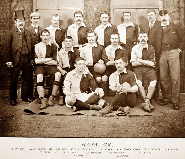 Framed Print : Welsh Football Team, 1895 Framed Print : Welsh Football Team, 1895