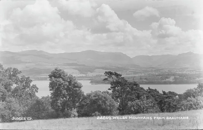 Framed Print : Welsh Mountains from Beaumaris Framed Print : Welsh Mountains from Beaumaris
