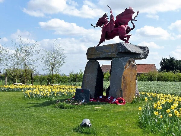 Welsh National Memorial Dragon, Hagebos - Iron Cross