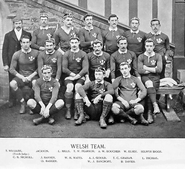 Welsh Rugby Team in the 1890s