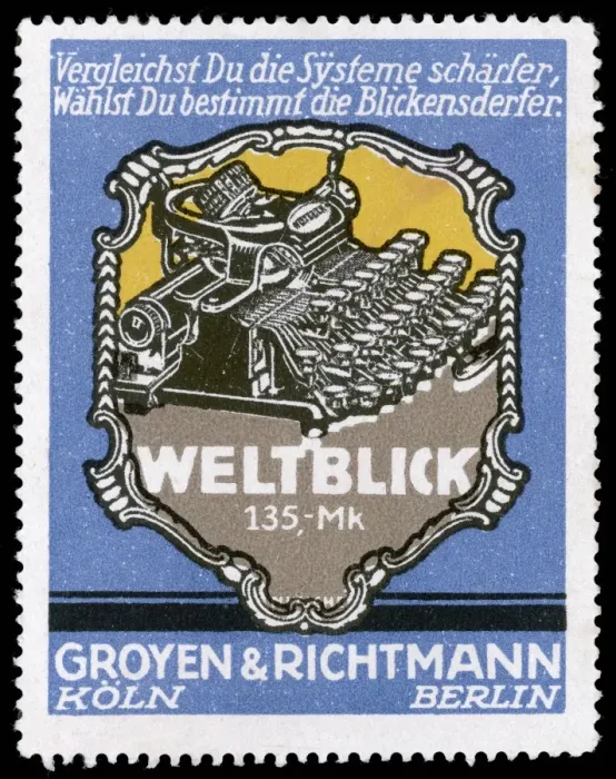 Framed Print : Weltblick Typewriter Framed Print : Weltblick Typewriter