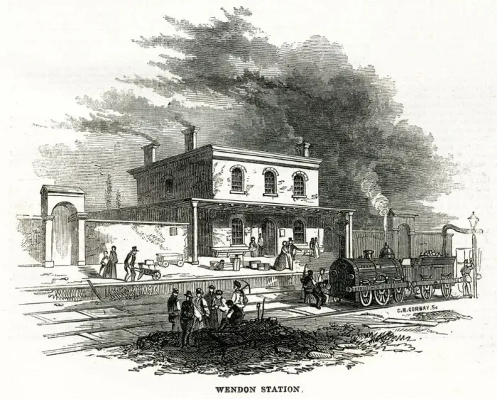 Framed Print : Wendon (Audley End) railway station, Wendon, Essex Framed Print : Wendon (Audley End) railway station, Wendon, Essex