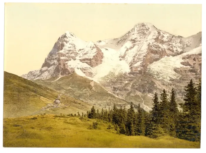 Framed Print : Wengern Alp, Monch and Eiger, Bernese Oberland, Switzerland Framed Print : Wengern Alp, Monch and Eiger, Bernese Oberland, Switzerland