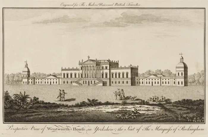 Framed Print : Wentworth Wood Hse / Cooke Framed Print : Wentworth Wood Hse / Cooke