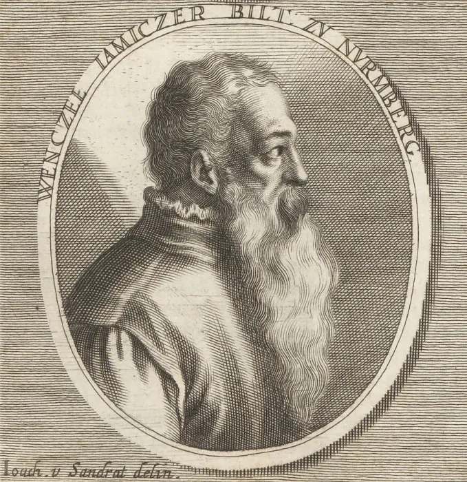 Framed Print : Wenzel Jamnitzer, German goldsmith, 1507-1585 Framed Print : Wenzel Jamnitzer, German goldsmith, 1507-1585