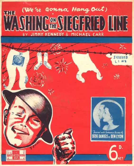 Framed Print : We're Gonna Hang Out The Washing On The Siegfried Line Framed Print : We're Gonna Hang Out The Washing On The Siegfried Line