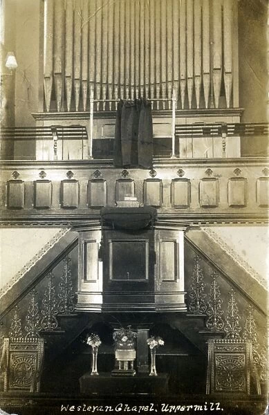Wesleyan Chapel Interior, Uppermill, Yorkshire