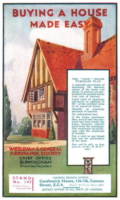 Framed Print : Wesleyan & General Advertisement Framed Print : Wesleyan & General Advertisement
