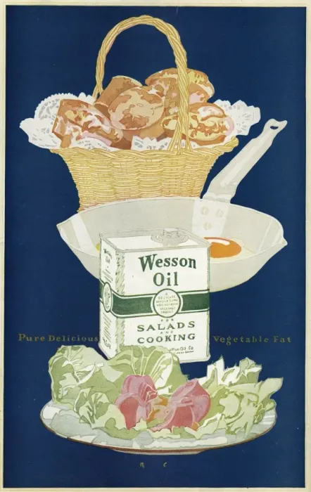 Framed Print : Wesson Salad Oil Advert Framed Print : Wesson Salad Oil Advert