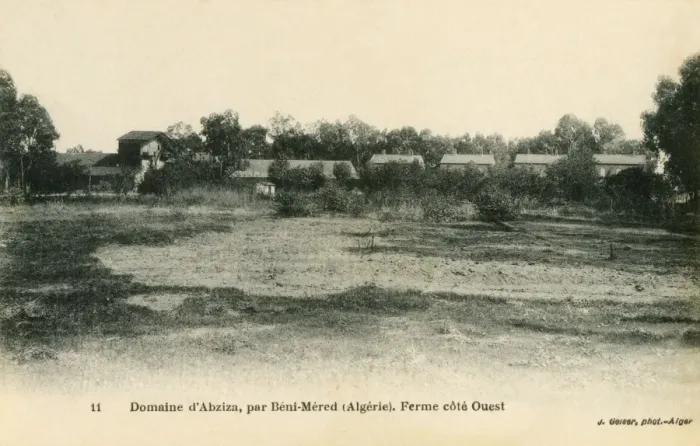 Framed Print : West side of Abziza Farm, Beni-Mered Framed Print : West side of Abziza Farm, Beni-Mered