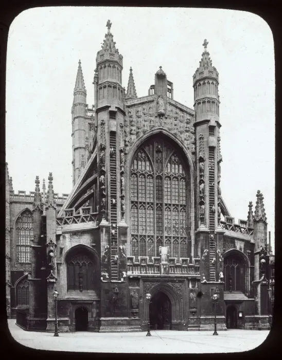 Framed Print : West front of Bath Abbey, Bath, Somerset Framed Print : West front of Bath Abbey, Bath, Somerset