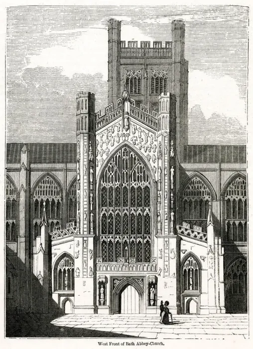 Framed Print : West front of Bath Abbey Church Framed Print : West front of Bath Abbey Church